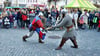 Beim Fest „Luthers Geburtstag“ auf dem Eisleber Marktplatz sind unter anderem Schaukämpfe zu erleben.