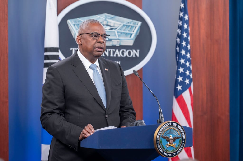 US-Verteidigungsminister Austin hat das US-Militär auf einen „ruhigen, geordneten und professionellen Übergang“ nach dem Wahlsieg von Trump eingeschworen. (Archivbild)