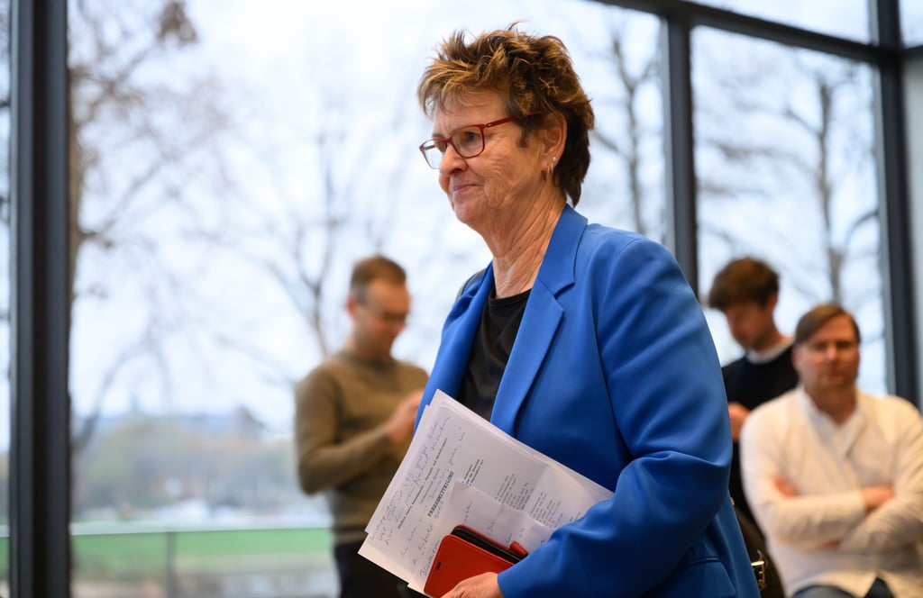 Sachsens BSW-Chefin Sabine Zimmermann sieht „etliche Schnittmengen“ mit der CDU (Archivbild).