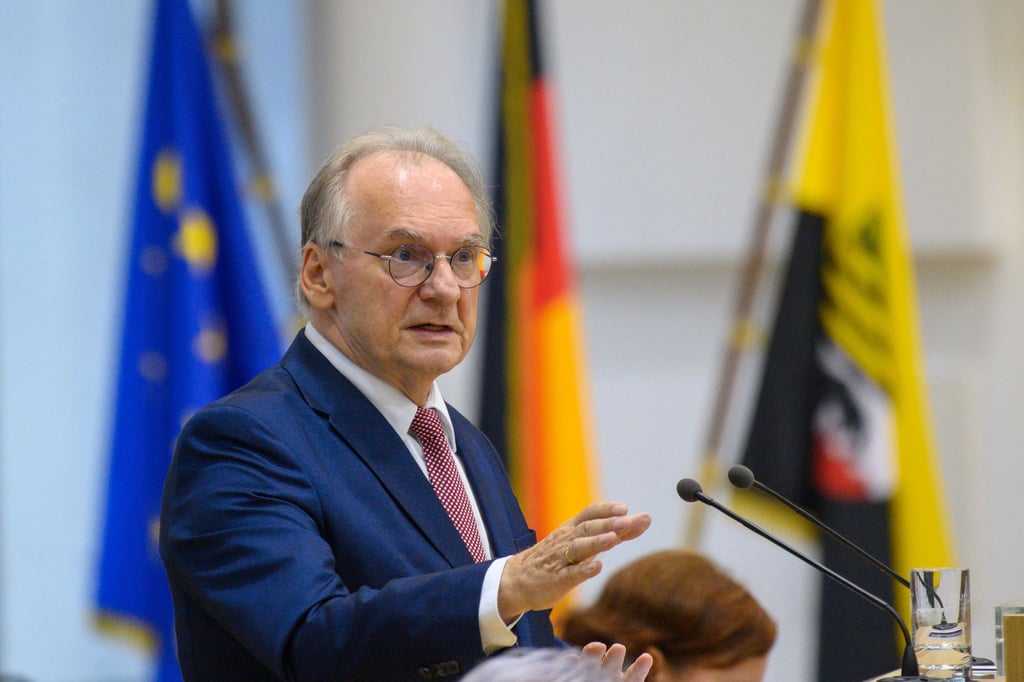 Ministerpräsident Reiner Haseloff hebt den Mut der Bürger vor der Grenzöffnung hervor. (Archivfoto)
