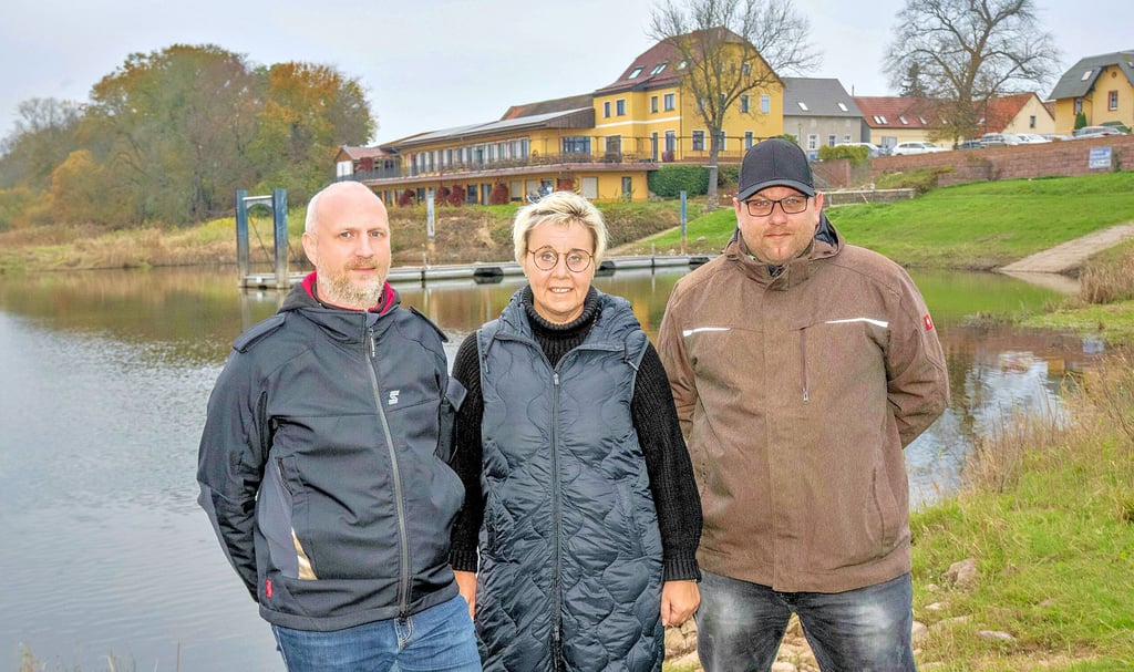 Kandidaten für die Nachwahl des Ortschaftsrates Brambach: Norman Specht, Susanne Specht und Mathias Kopelke von der CDU