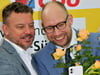 Ein Selfie im neuen Beritt: Frank Wyszkowski (rechts) nach seiner Kür zum CDU-Bundestagskandidaten im neuen Wahlkreis mit dem Landrat von Mansfeld-Südharz, André  Schröder. 