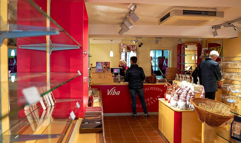 Leer sind die Regale in der „Viba“-Filiale in Wittenberg. Nachdem bekannt wurde, dass das Geschäft schließt, gab es einen regelrechten Ansturm der Kunden.