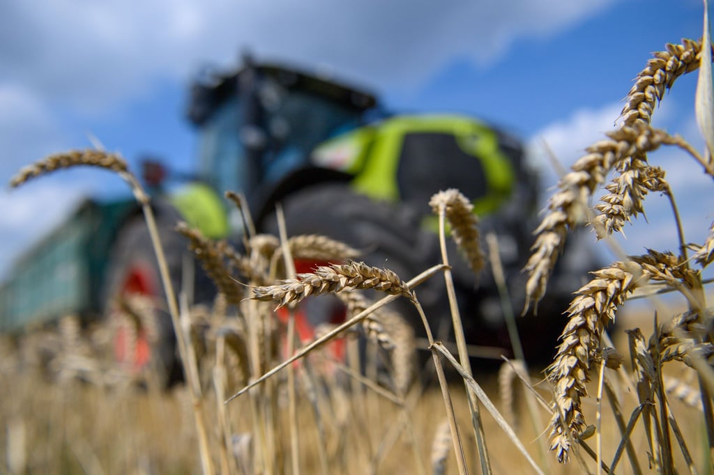 Ein Landwirt sorgt mit seinem Traktor für einen Stromausfall. (Symbolbild)