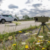 Bei Geschwindigkeitskontrollen auf der A38 wurden 121 Überschreitungen festgestellt.