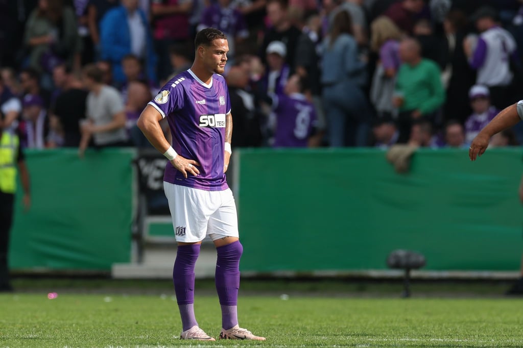 Joel Zwarts sah gegen Dresden die Rote Karte.