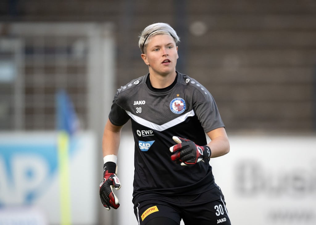 Torhüterin Vanessa Fischer musste mit Potsdam die nächste Niederlage hinnehmen.