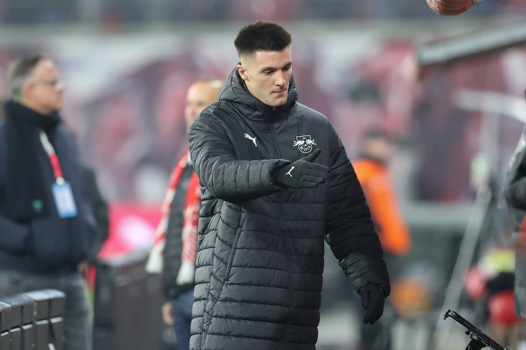 Benjamin Sesko könnte RB am Saisonende verlassen, wenn ein Klub genug Geld bietet.