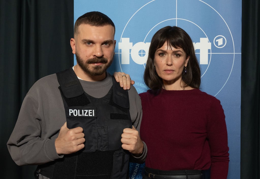Ermitteln künftig als TV-Polizisten am Main: Die Schauspieler Edin Hasanovic und Melika Foroutan.