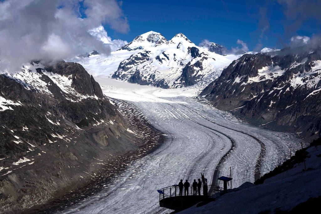 Gletscher haben weltweit 2023 eine Rekordmenge an Eis verloren (Archivbild)