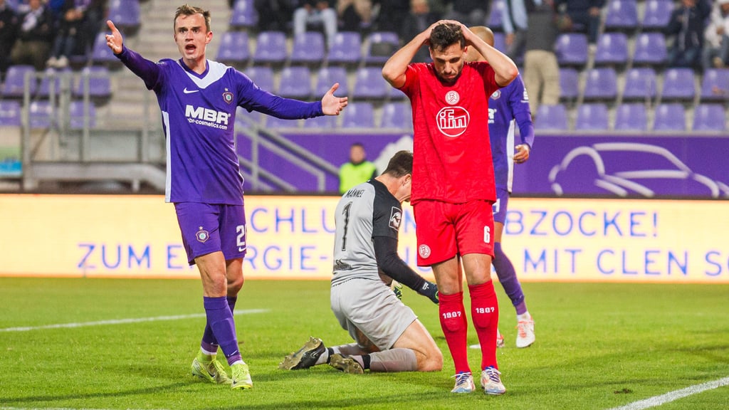 Ahmet Arslan traf zwar für Rot-Weiss Essen, steckt nach der 1:2-Niederlage bei Erzgebirge Aue aber tief im Abstiegskampf der 3. Liga fest.