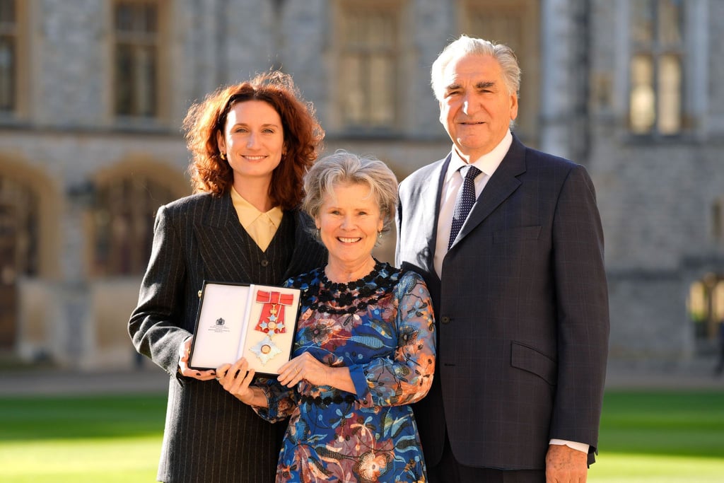 Schauspielerfamilie: Imelda Staunton mit ihrem Mann Jim Carter und ihrer Tochter.