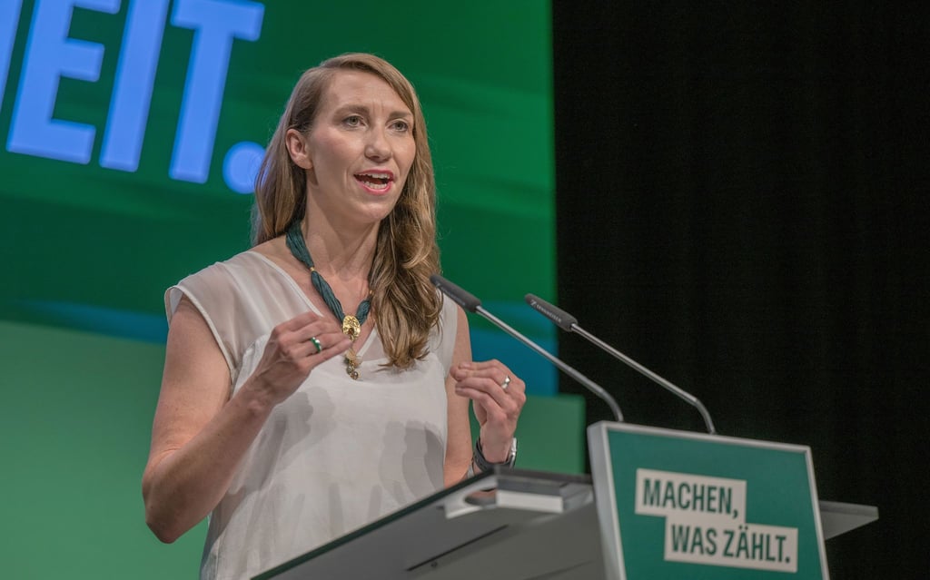 „Wir sind über 130.000 Grüne, so viele wie noch nie“, sagt Emily Büning, die Politische Geschäftsführerin der Partei. (Archivbild)