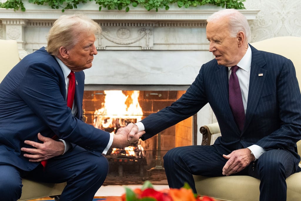 Das Treffen von Trump und Biden im Weißen Haus war politisch sehr aufgeladen.