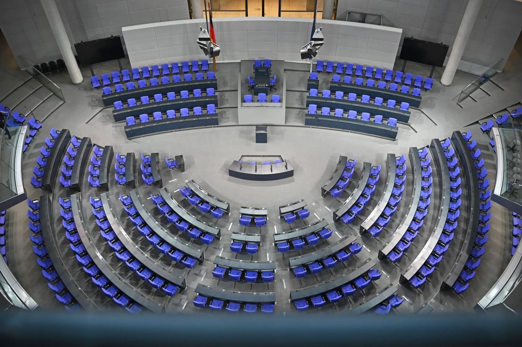 Das Herzstück der Demokratie in Deutschland: der Plenarsaal des Bundestags in Berlin. (Archivbild)