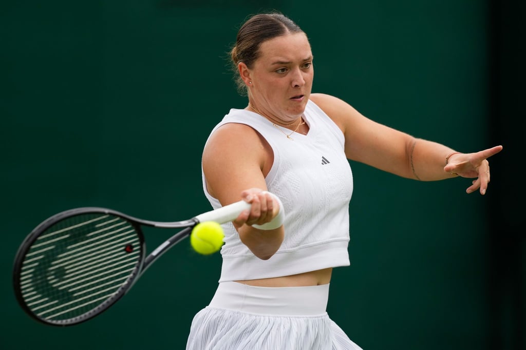 Jule Niemeier schaffte es 2024 als einzige Deutsche bei einem Grand-Slam-Turnier in Runde drei.