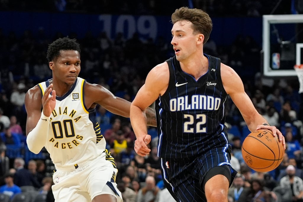 Spielt in der NBA auf starkem Niveau: Weltmeister Franz Wagner (rechts).