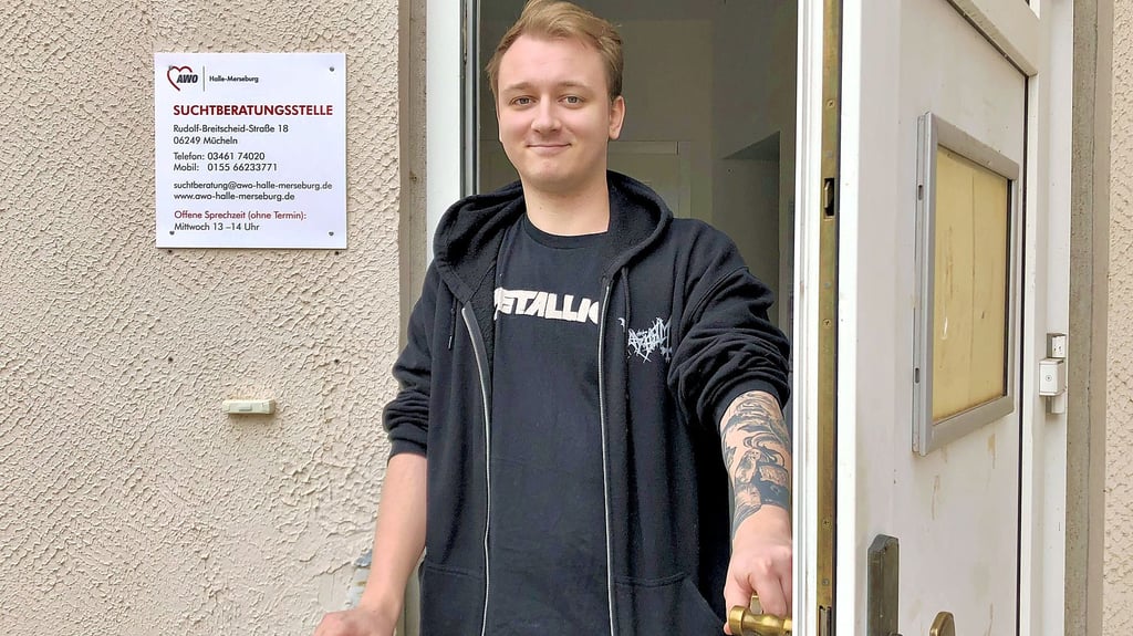 Suchtberater Moritz Riedl ist der neue Ansprechpartner in der Awo-Suchtberatungsstelle in Mücheln im Schützenhaus.