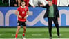 In der Nations League auf Erfolgskurs: Trainer Ralf Rangnick und Leipzigs Christoph Baumgartner.