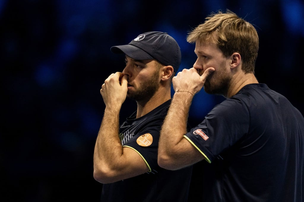 Die Absprachen klappen: Tim Pütz (l) und Kevin Krawietz (r) stehen beim Saisonfinale im Halbfinale.