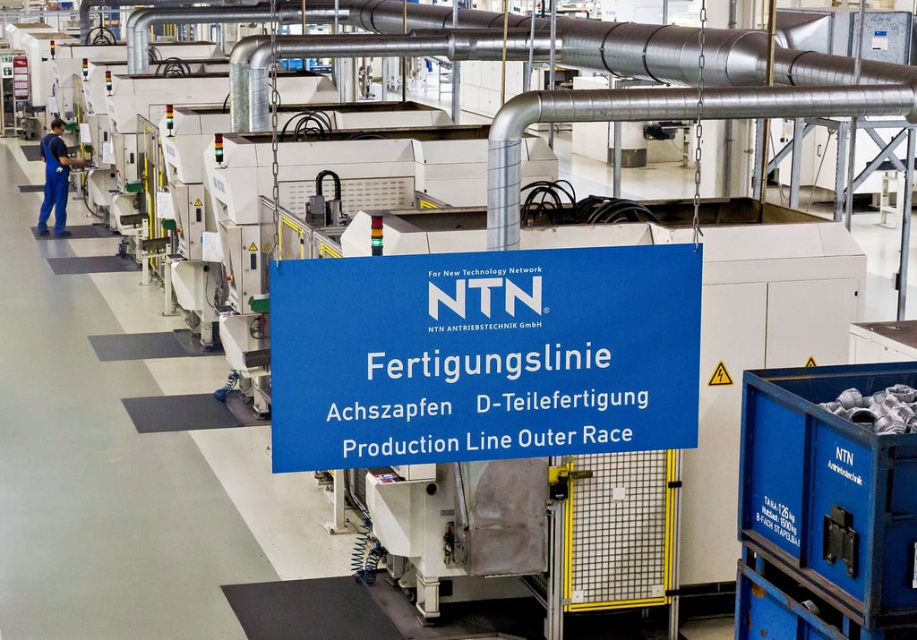 Die NTN Antriebstechnik GmbH ist ein Zulieferbetrieb unter anderem für VW.