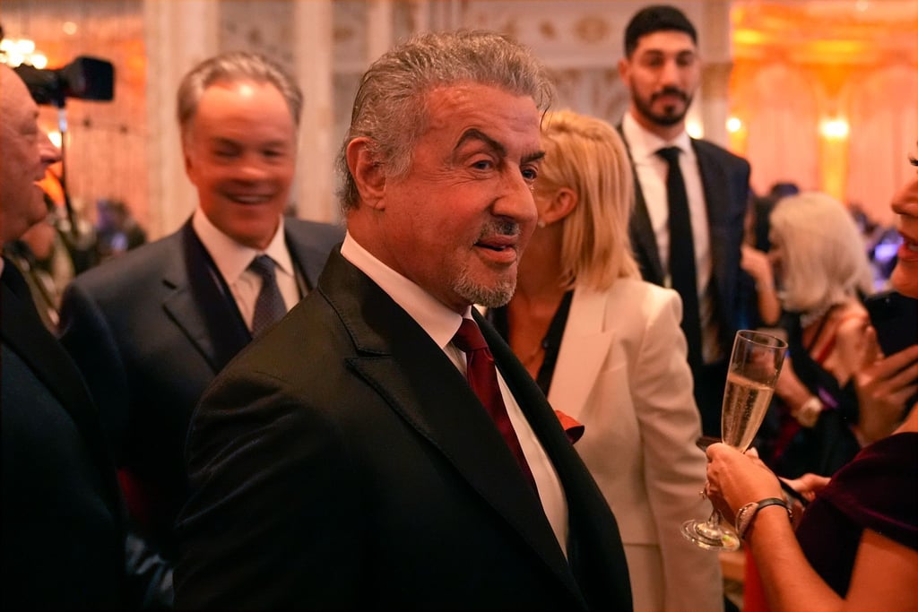 Der Schauspieler Sylvester Stallone war ebenfalls unter den Gästen.