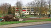 Am Spielplatz der Kitas „Ohrespatzen“ und „Pusteblume“ wird in den nächsten beiden Wochen ein neuer Zaun errichtet.