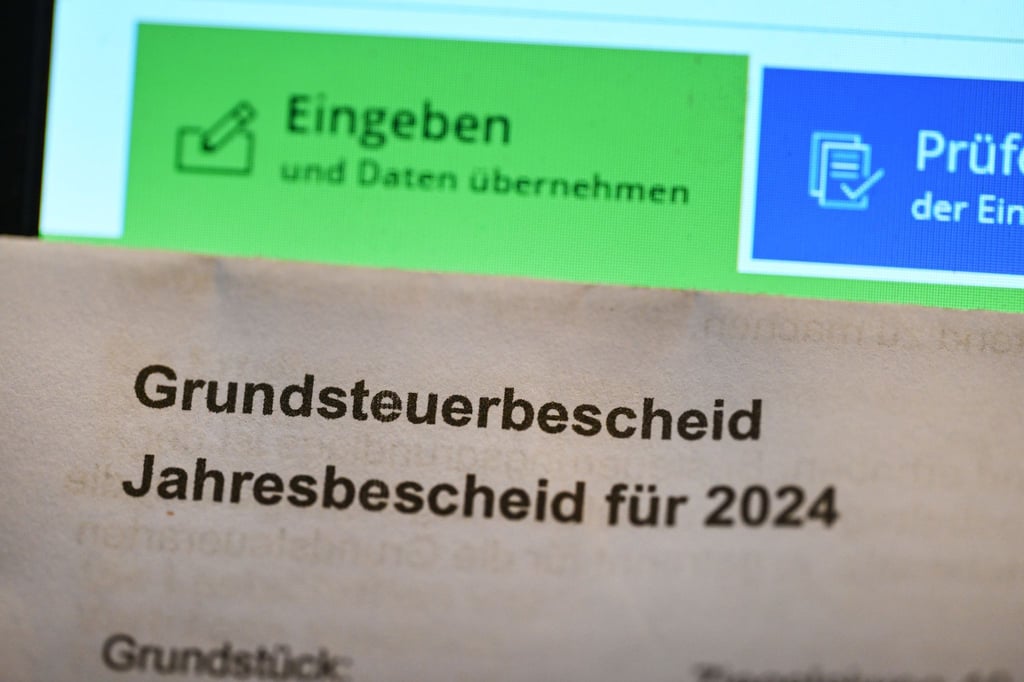 In Sachsen-Anhalt fehlen noch rund 97.800 Erklärungen in Zusammenhang mit der Grundsteuer. (Archivbild)