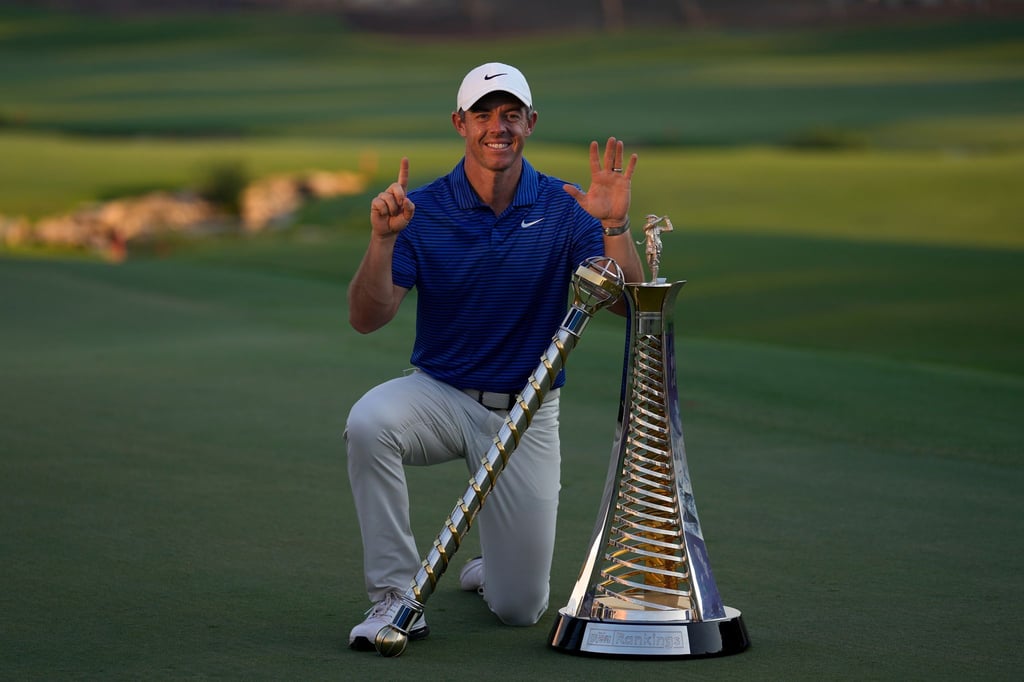 Rory McIlroy hat zum sechsten Mal die Gesamtwertung der DP World Tour gewonnen.