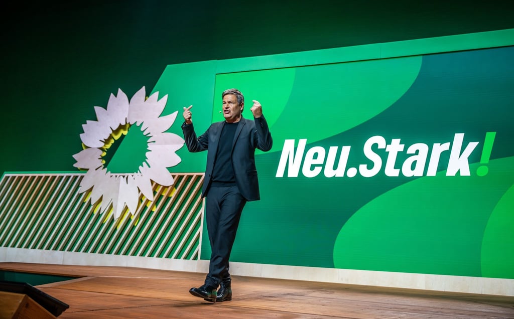 Jetzt ist es offiziell: Habeck führt die Grünen im Wahlkampf.