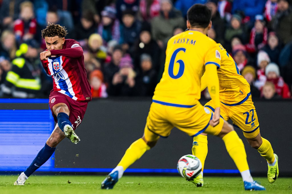 Antonio Nusa spielte stark auf gegen Kasachstan.