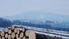 Der Fichtelberg im Erzgebirge ist von Nebel umhüllt. In Sachsen gab es verbreitet glatte Straßen. (Archivbild)