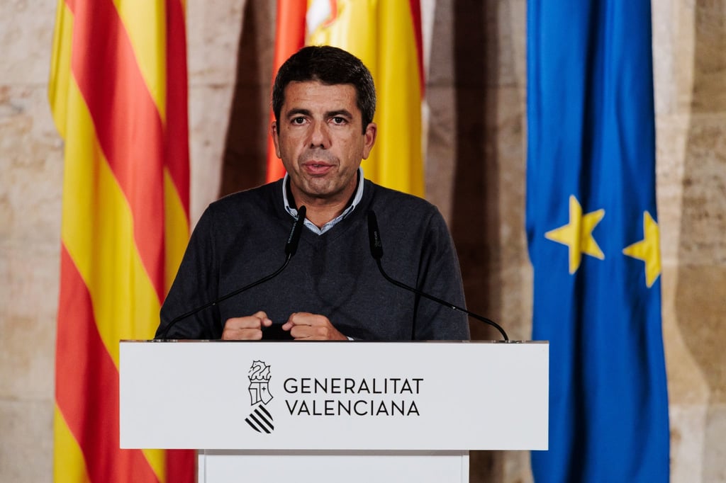 Valencias Regierungschef steht seit den Unwettern in der Kritik.