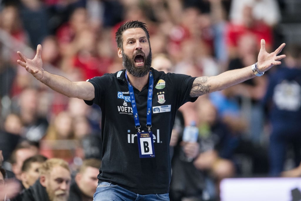 SCM-Trainer Bennet Wiegert konnte mit der Leistung seines Teams beim Spiel in Zagreb nicht zufrieden sein.