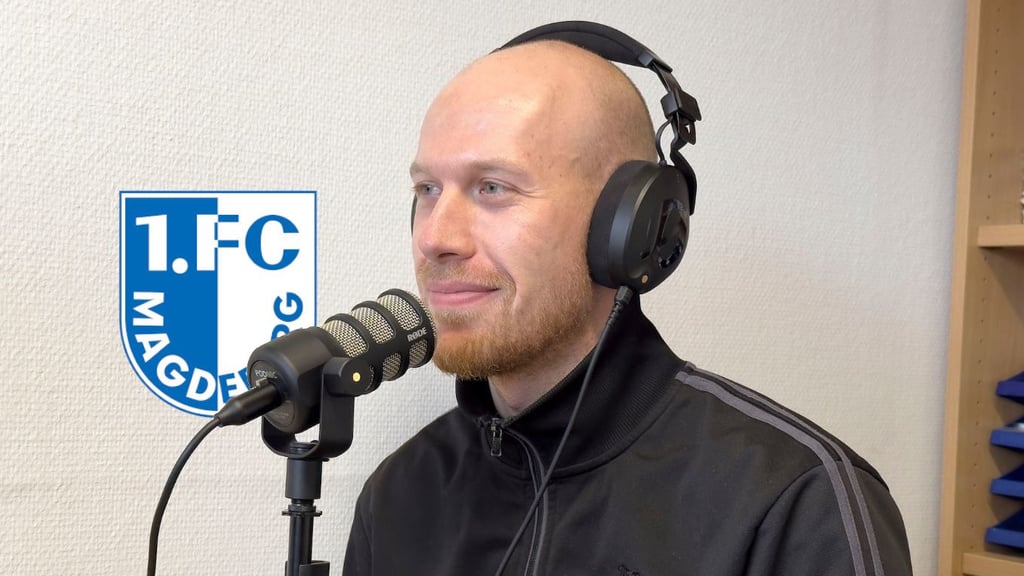 Felix Nebel ist Fanbetreuer beim 1. FC Magdeburg.