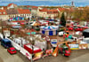 Der Heele-Christ-Markt in Bernburg ist aufgebaut und lädt ab heute zum Verweilen ein. 