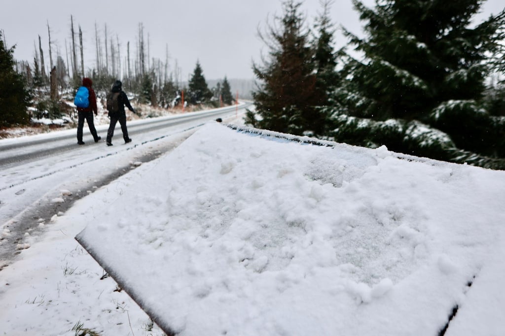 Schon am Sonntagabend gab es Schnee. (Archivfoto)