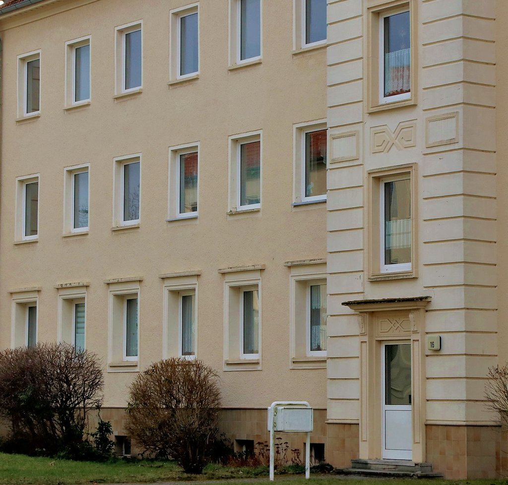 Obere Etagen von Häusern wie diesem stehen in Calbe regelmäßig leer.