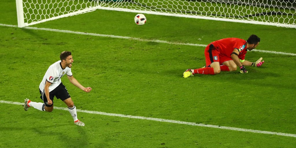 Jonas Hector schoss Deutschland 2016 gegen Italien ins EM-Halbfinale.