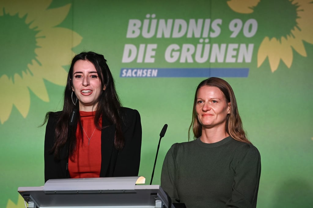 Die Grünen blicken mit Skepsis auf die Versuche der Regierungsbildung in Sachsen. (Archivbild)