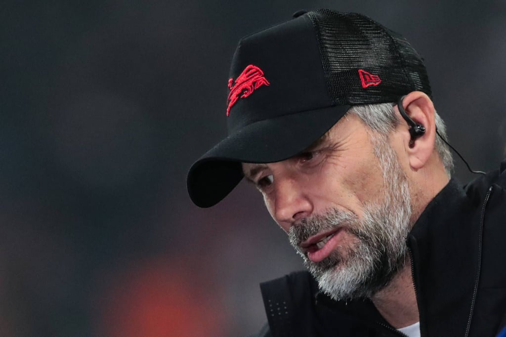 RB Leipzigs Trainer Marco Rose