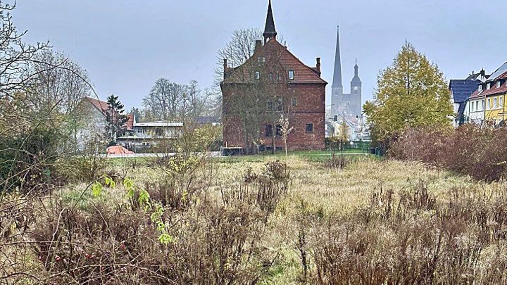 Diese Fläche in Burg, direkt an der B1, soll bebaut werden.