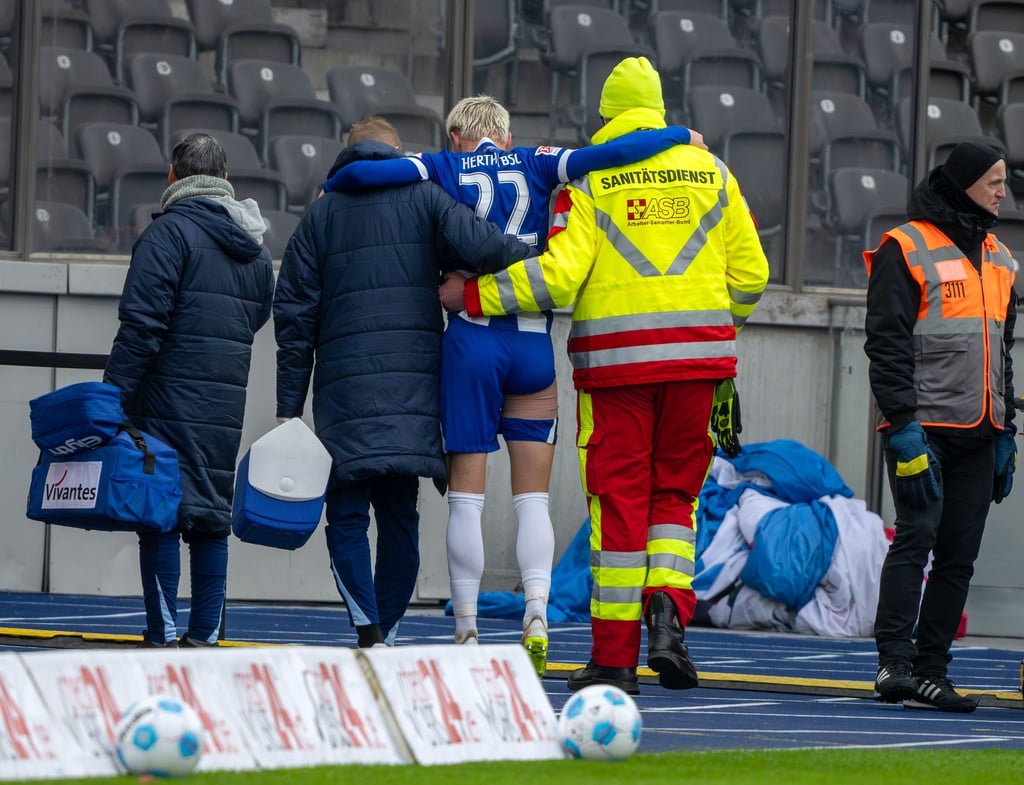 Marten Winkler wird Hertha BSC mehrere Wochen fehlen.
