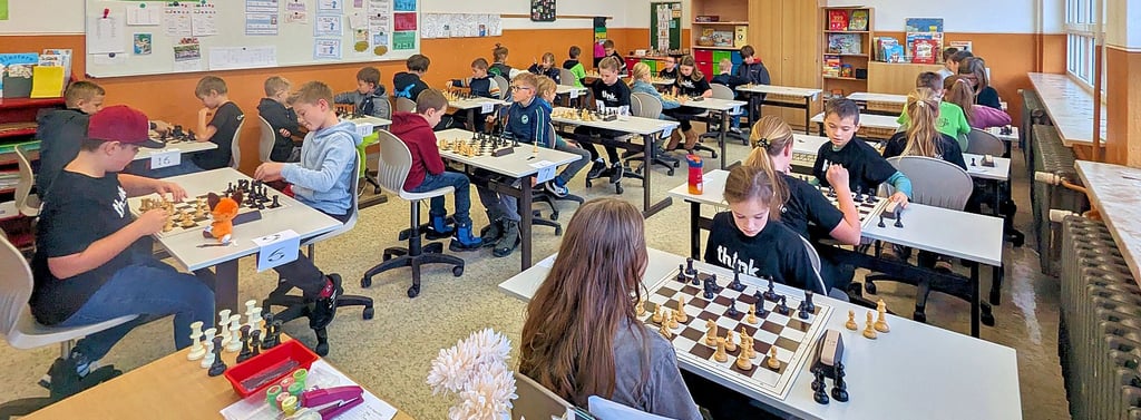 Volle Konzentration beim  Projekt „Schach verbindet“ in Jerichow.