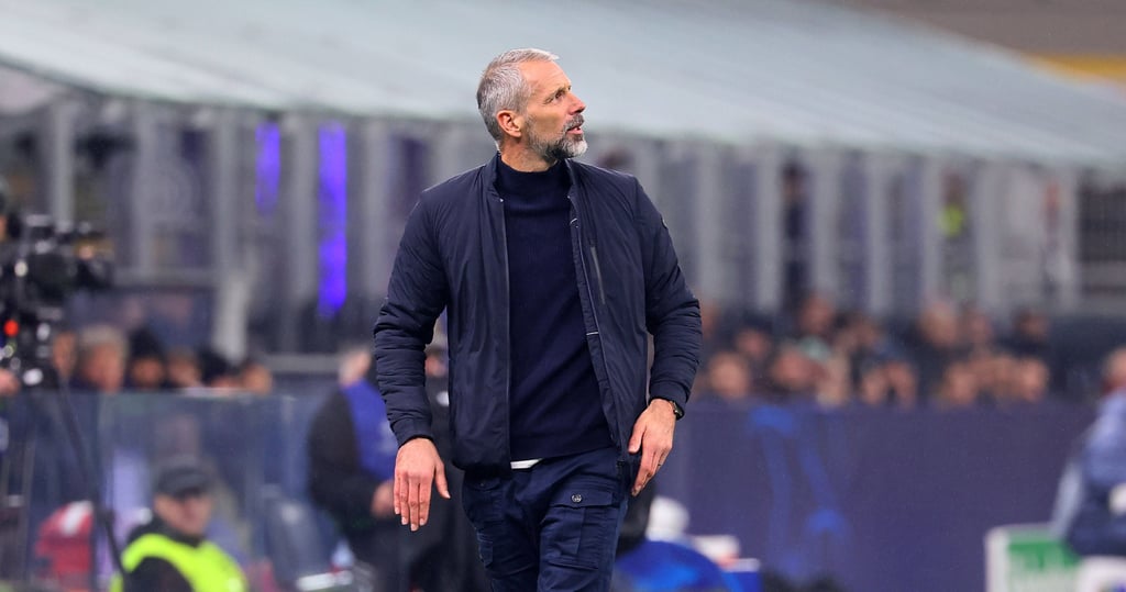 RB-Trainer Marco Rose in Mailand: "Wir haben Vertrauen gesucht"