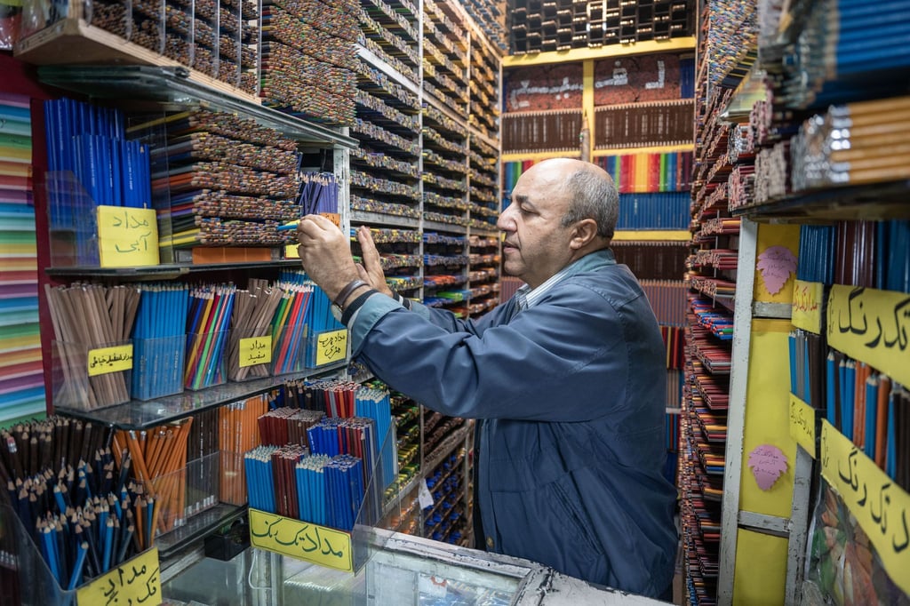 Für Mohammed Rafi ist der Verkauf von Buntstiften eine echte Leidenschaft.