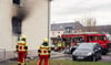  Das Feuer brach in einer Erdgeschosswohnung aus.