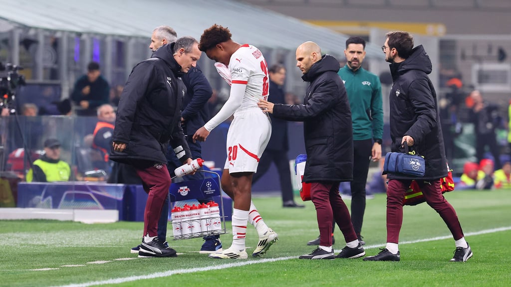 Musste gegen Inter nach nur neun Minuten vom Feld: RB-Youngster Assane Ouedraogo