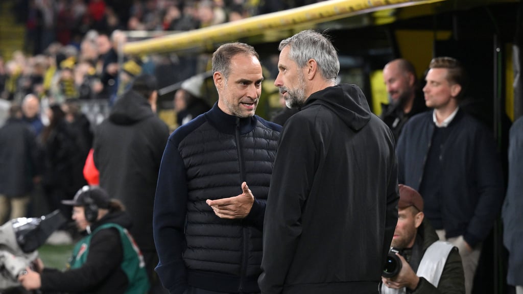 Oliver Mintzlaff sah auch das Spiel in Dortmund.