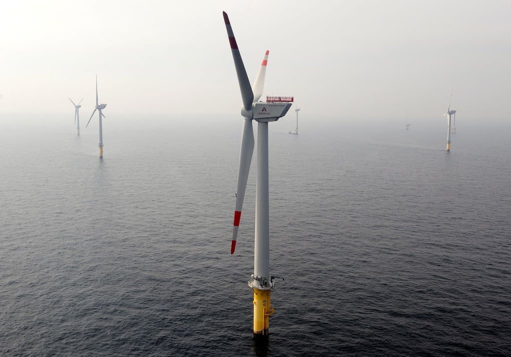 Der erste deutsche Hochsee-Windpark „Alpha Ventus“ ging als Testfeld 2010 an den Start.